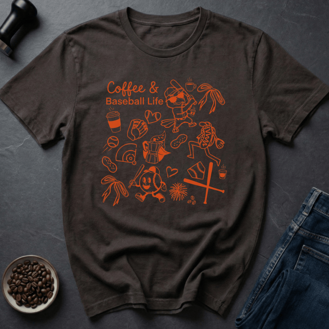 Coffee graphic Coffee League T-Shirt in by Caffeine Dept
