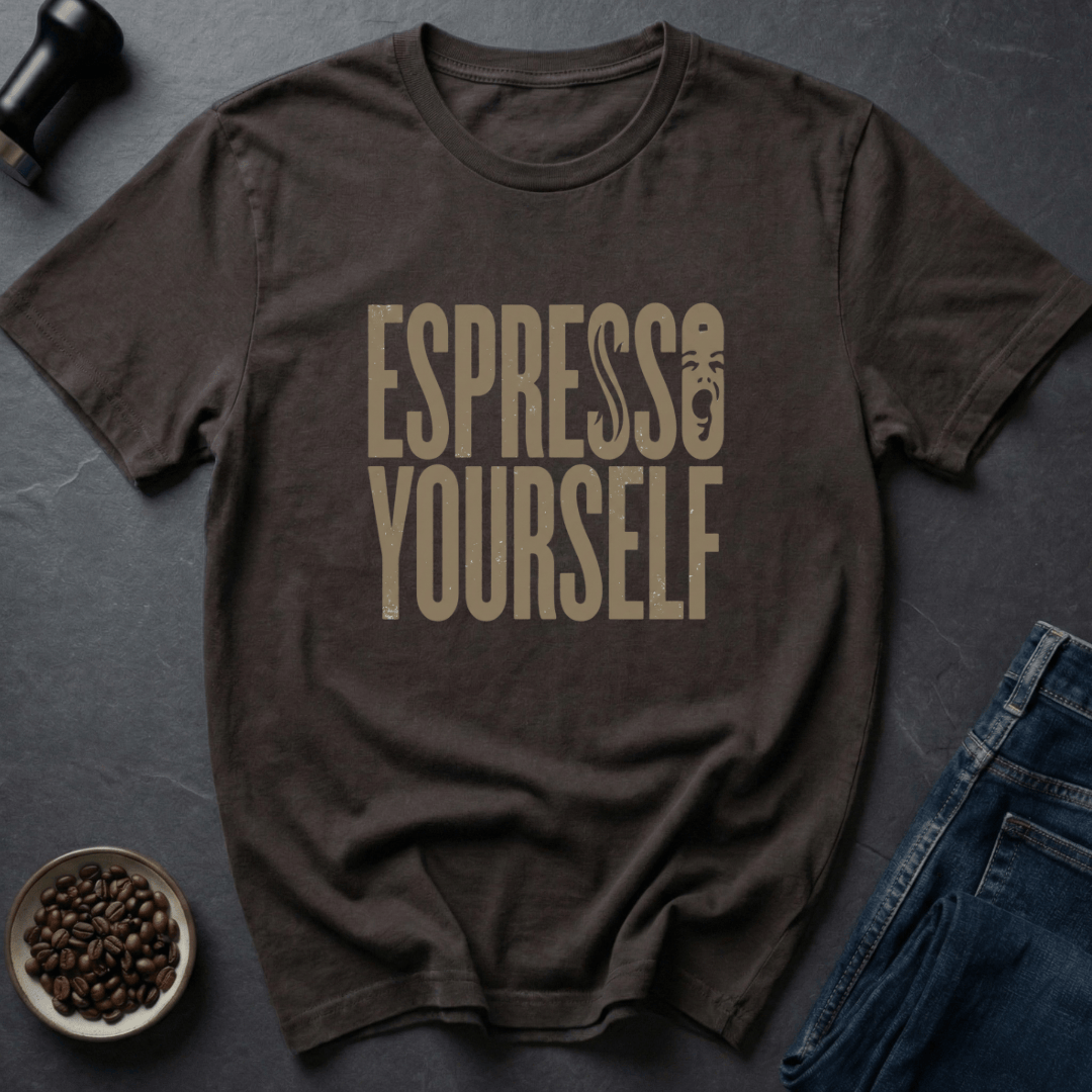 Coffee graphic Espresso Mood T-Shirt in by Caffeine Dept