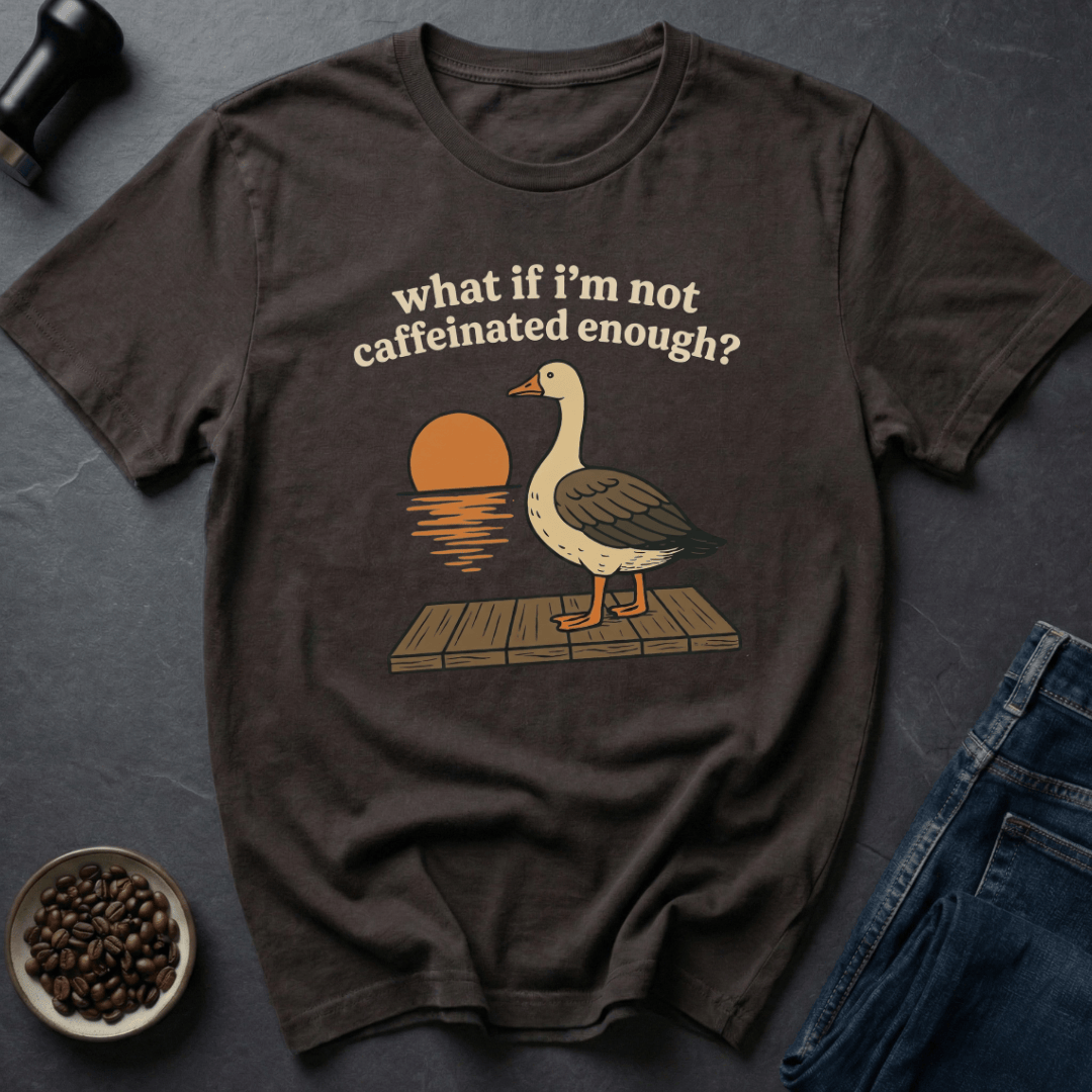 Coffee graphic Caffeine Goose T-Shirt in by Caffeine Dept