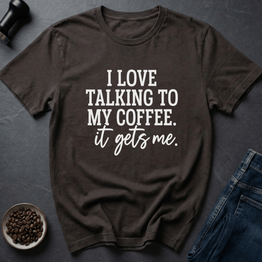 Coffee graphic Brew Whisperer T-Shirt in by Caffeine Dept