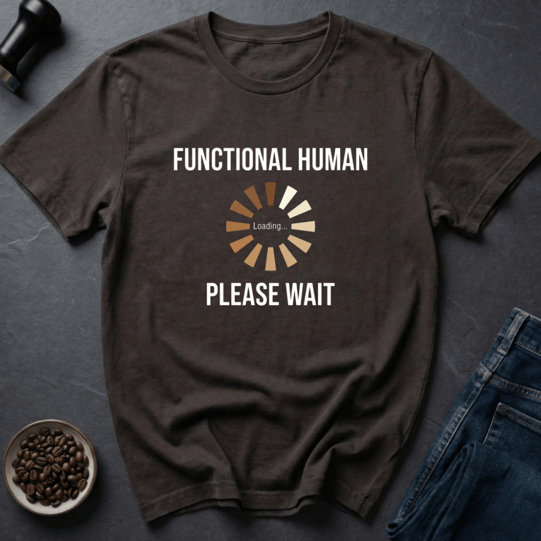 Coffee graphic Brain Buffering T-Shirt in by Caffeine Dept