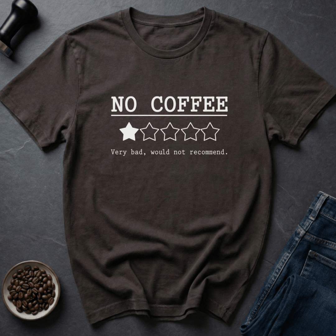 Coffee graphic Zero Brew T-Shirt in by Caffeine Dept