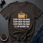 Coffee graphic Sip Stalker T-Shirt in by Caffeine Dept