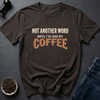 Coffee graphic Pre-Verbal T-Shirt in by Caffeine Dept