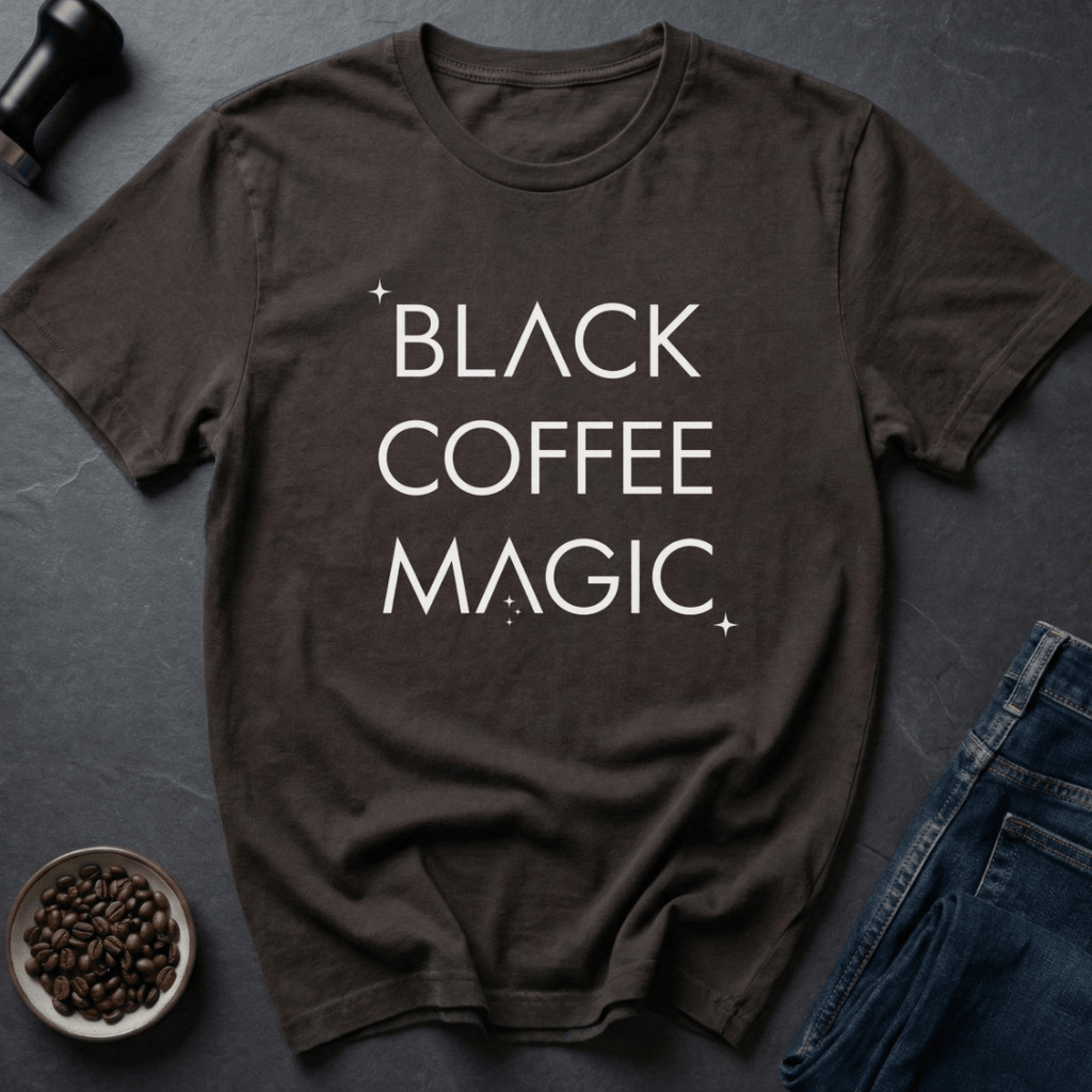 Coffee graphic Bean Wizard T-Shirt in by Caffeine Dept