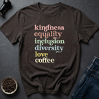 Coffee graphic Kind Coffee T-Shirt in by Caffeine Dept