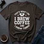 Coffee graphic Brew Master T-Shirt in by Caffeine Dept