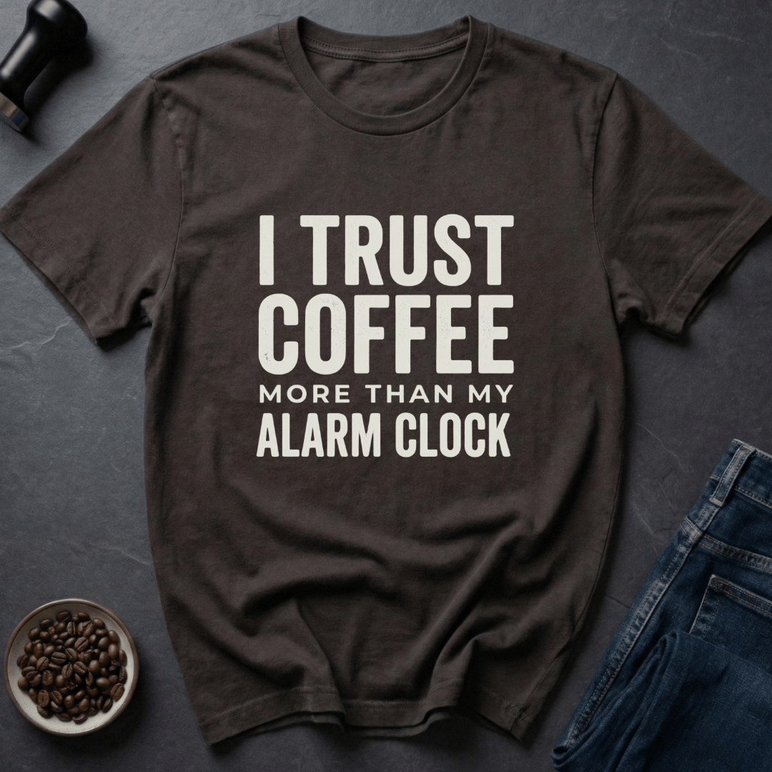 Coffee graphic Coffee Trust T-Shirt in by Caffeine Dept