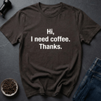 Coffee graphic Coffee Please T-Shirt in by Caffeine Dept