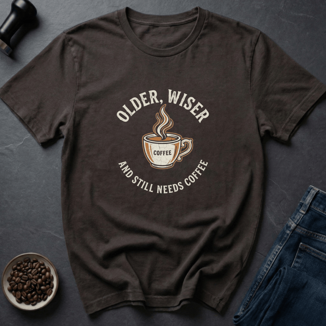 Coffee graphic Aged Brew T-Shirt in by Caffeine Dept