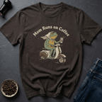 Coffee graphic Caffeinated Mom T-Shirt in by Caffeine Dept