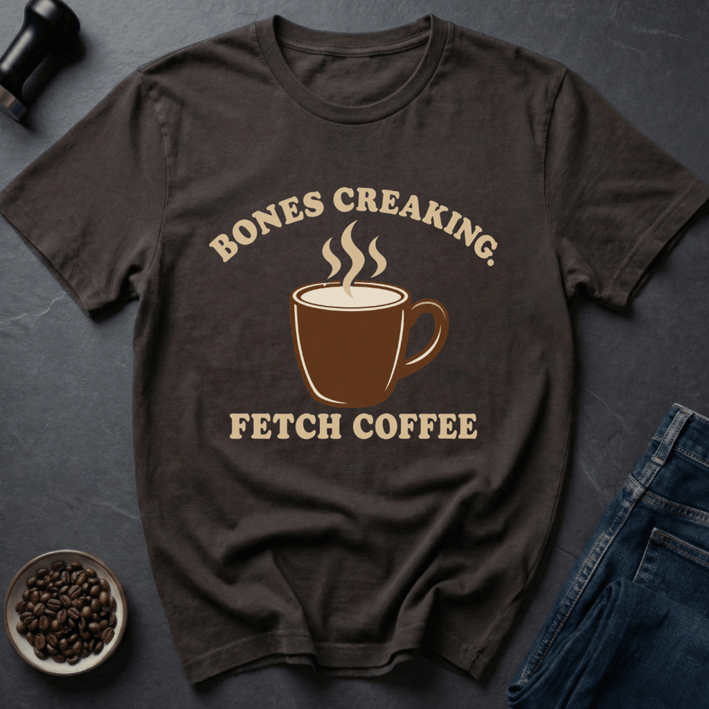 Coffee graphic Break Bones T-Shirt in by Caffeine Dept