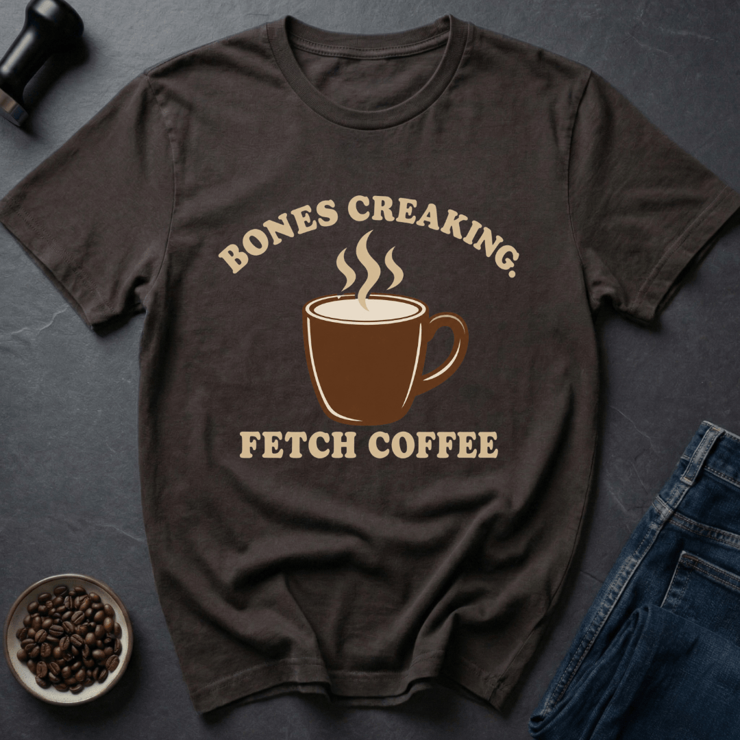 Coffee graphic Break Bones T-Shirt in by Caffeine Dept