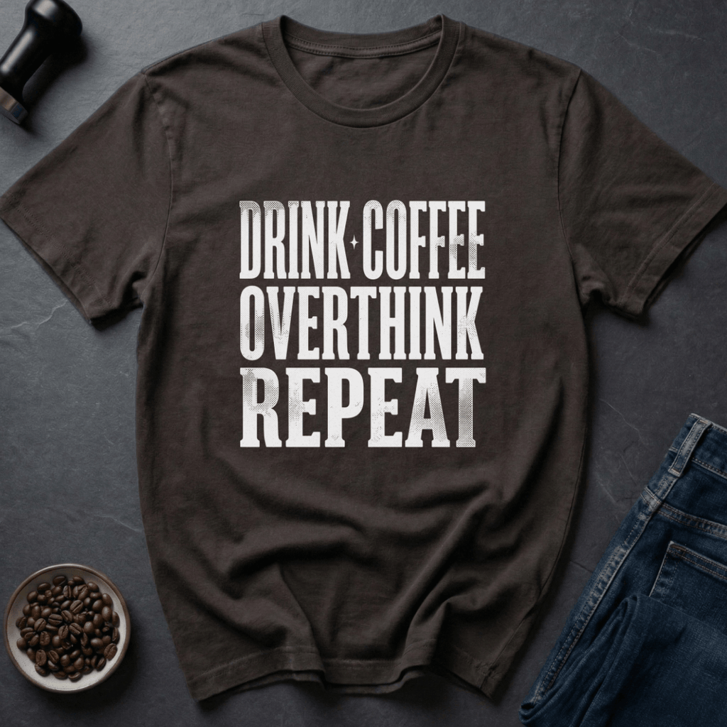 Coffee graphic Coffee Routine T-Shirt in by Caffeine Dept