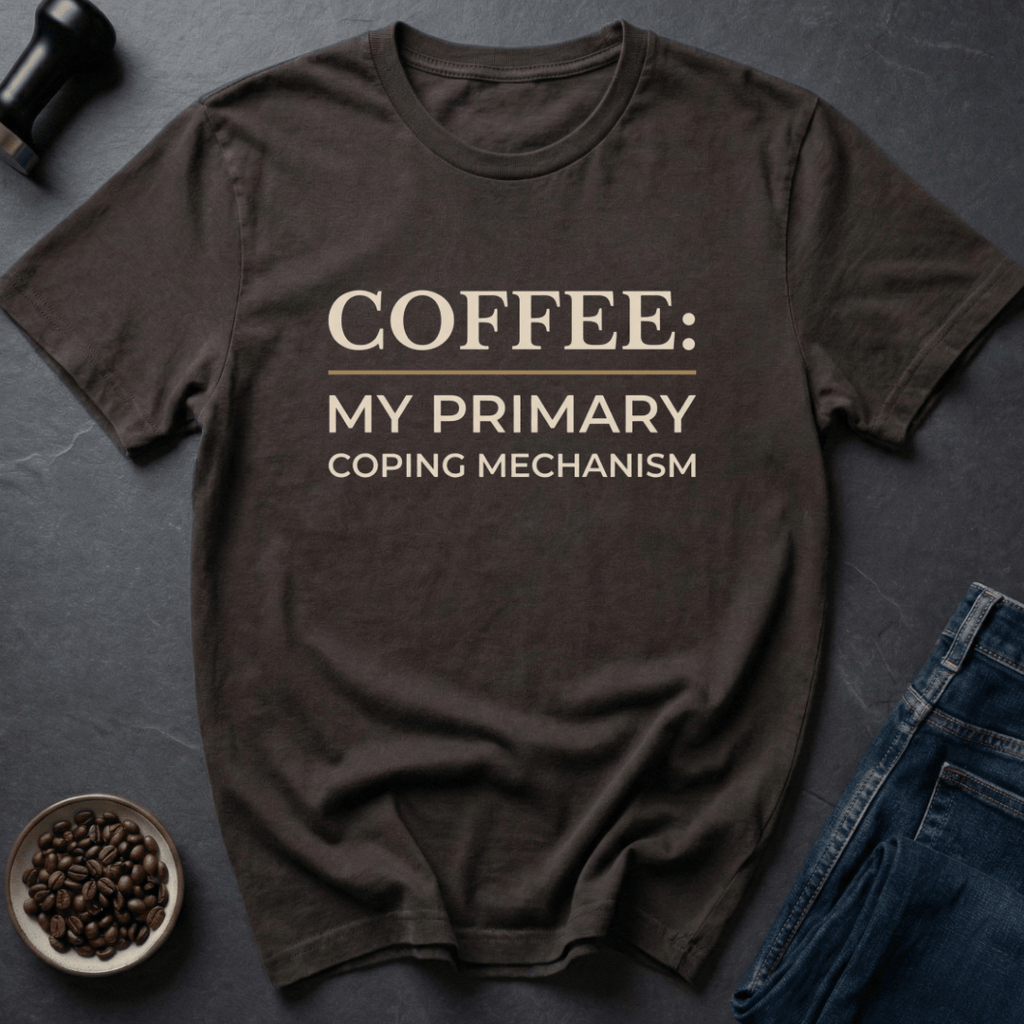 Coffee graphic Sip Therapy T-Shirt in by Caffeine Dept