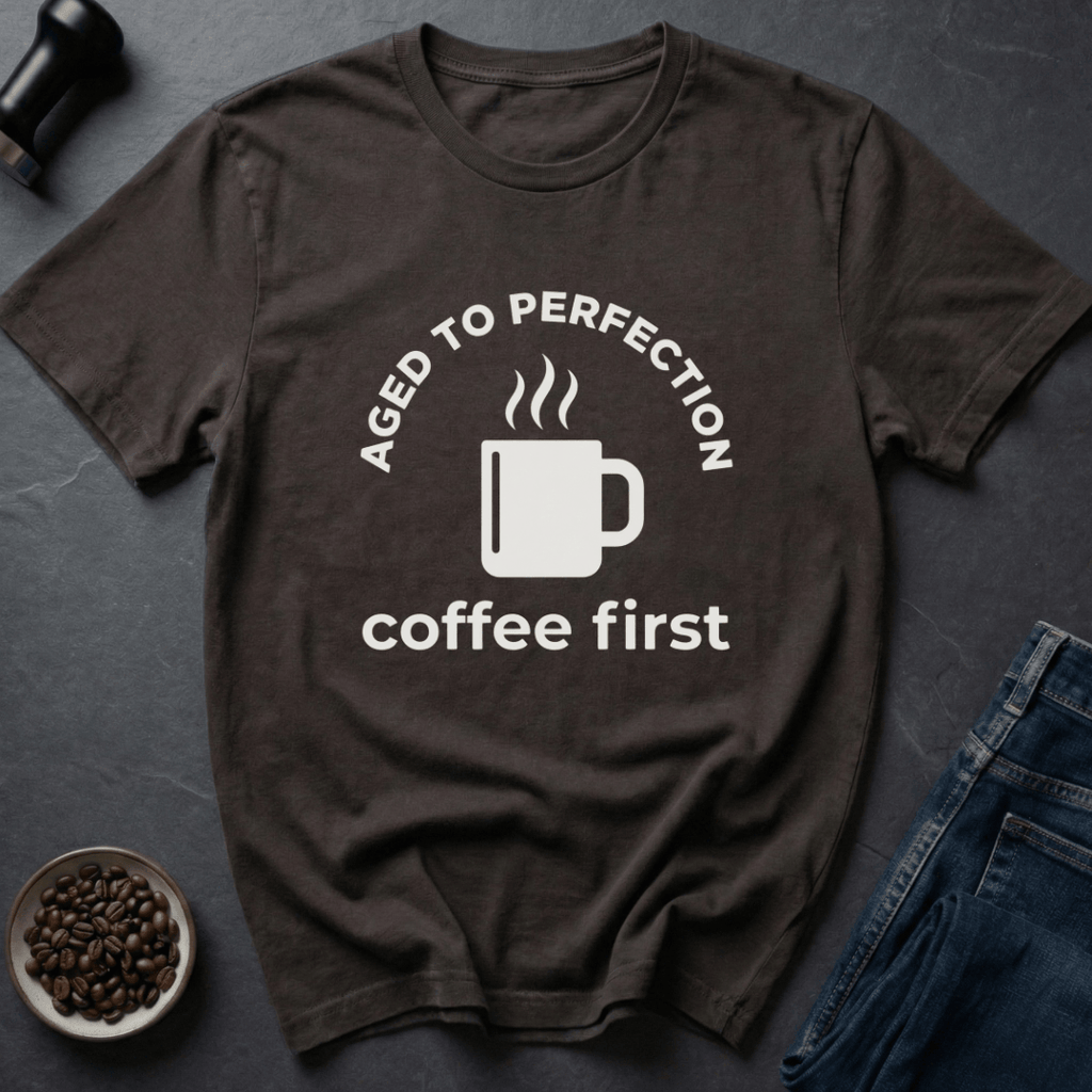 Coffee graphic Perfect Roast T-Shirt in by Caffeine Dept