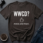Coffee graphic Pour Wait T-Shirt in by Caffeine Dept