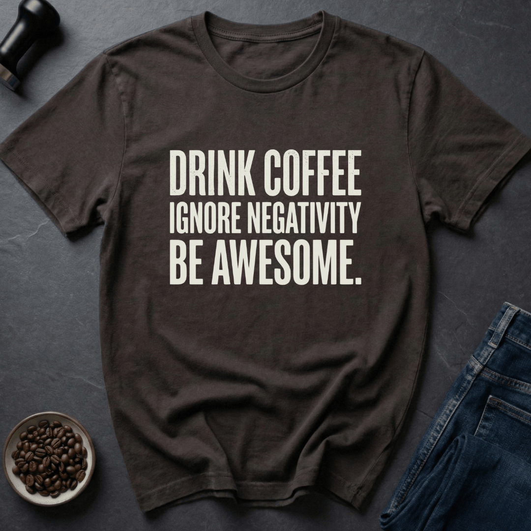 Coffee graphic Coffee Positivity T-Shirt in by Caffeine Dept