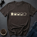 Coffee graphic Daily Ritual T-Shirt in by Caffeine Dept
