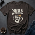 Coffee graphic Coffee Motherhood T-Shirt in by Caffeine Dept