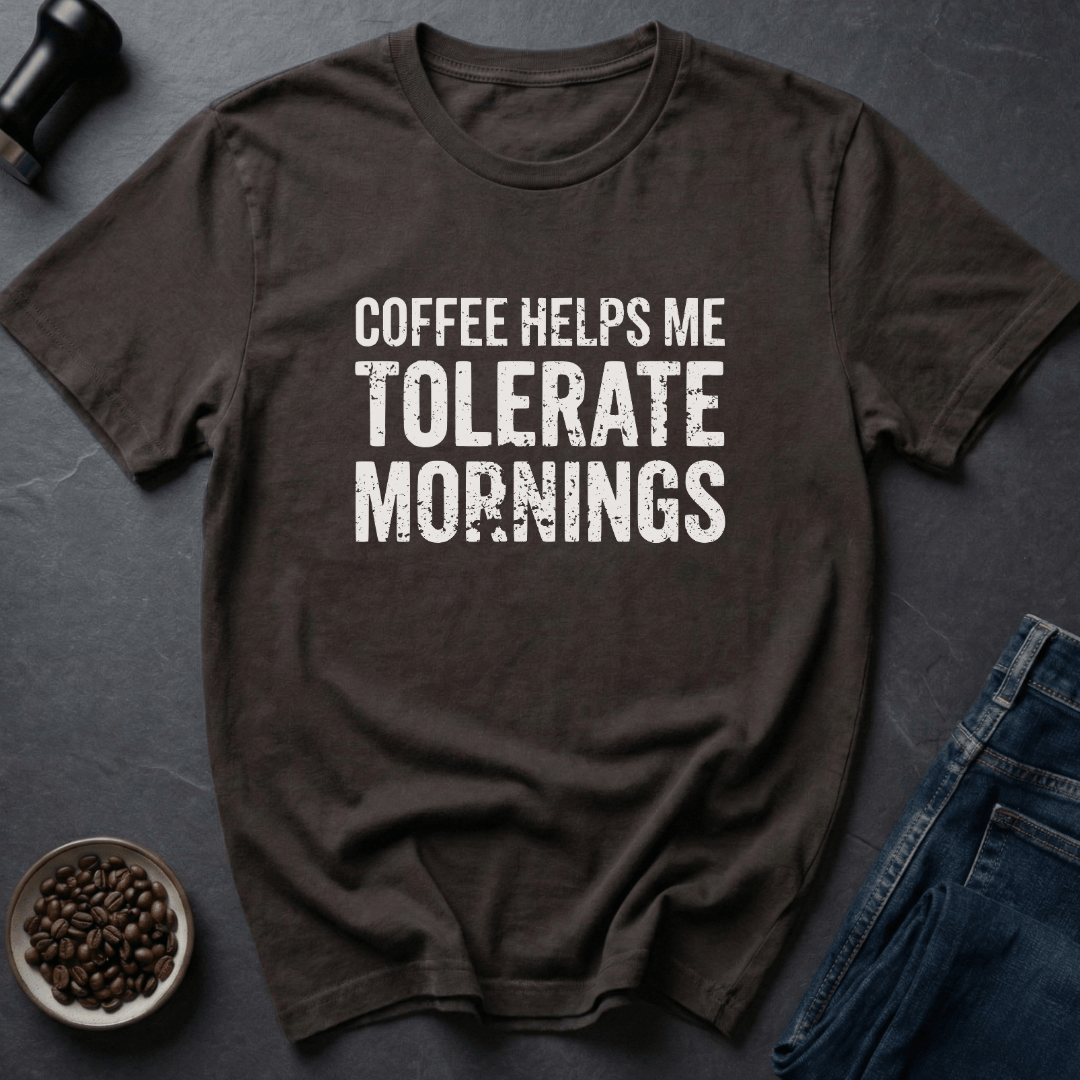Coffee graphic Caffeine Therapy T-Shirt in by Caffeine Dept