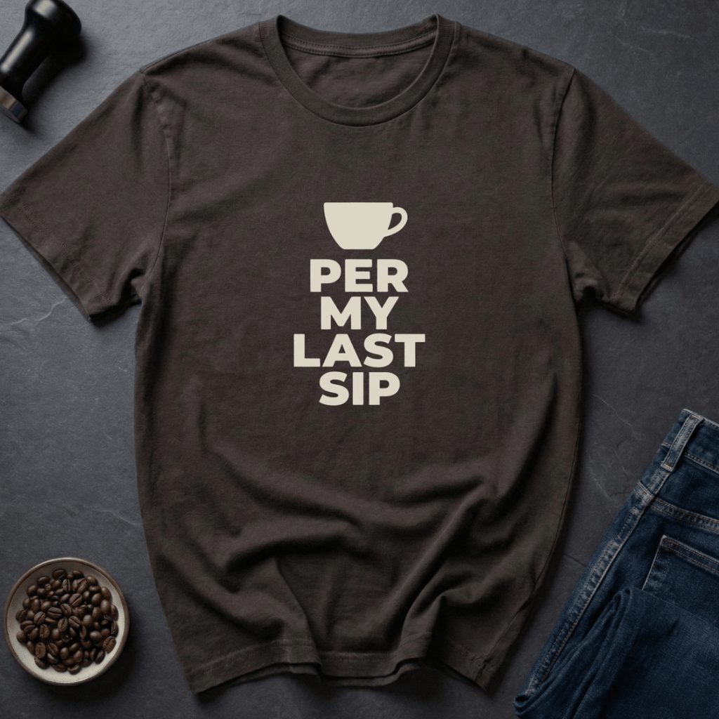 Coffee graphic Coffee Reply T-Shirt in by Caffeine Dept