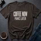 Coffee graphic Coffee Now T-Shirt in by Caffeine Dept