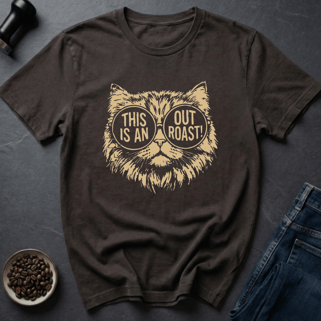 Coffee graphic Out Roast T-Shirt in by Caffeine Dept