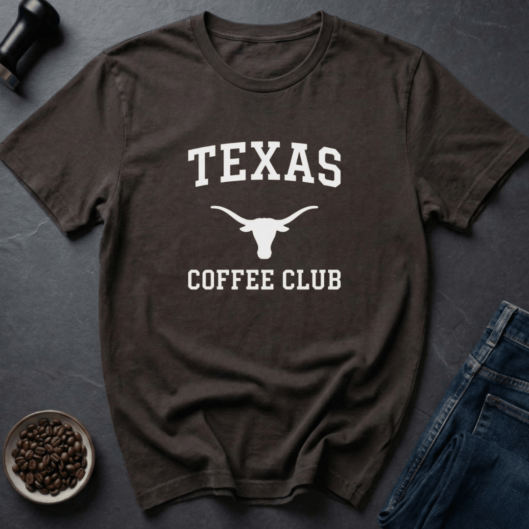 Coffee graphic Cowboy Roast T-Shirt in by Caffeine Dept