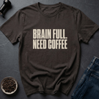 Coffee graphic Brain Lag T-Shirt in by Caffeine Dept