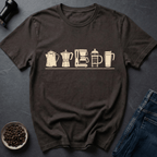 Coffee graphic Coffee Tools T-Shirt in by Caffeine Dept