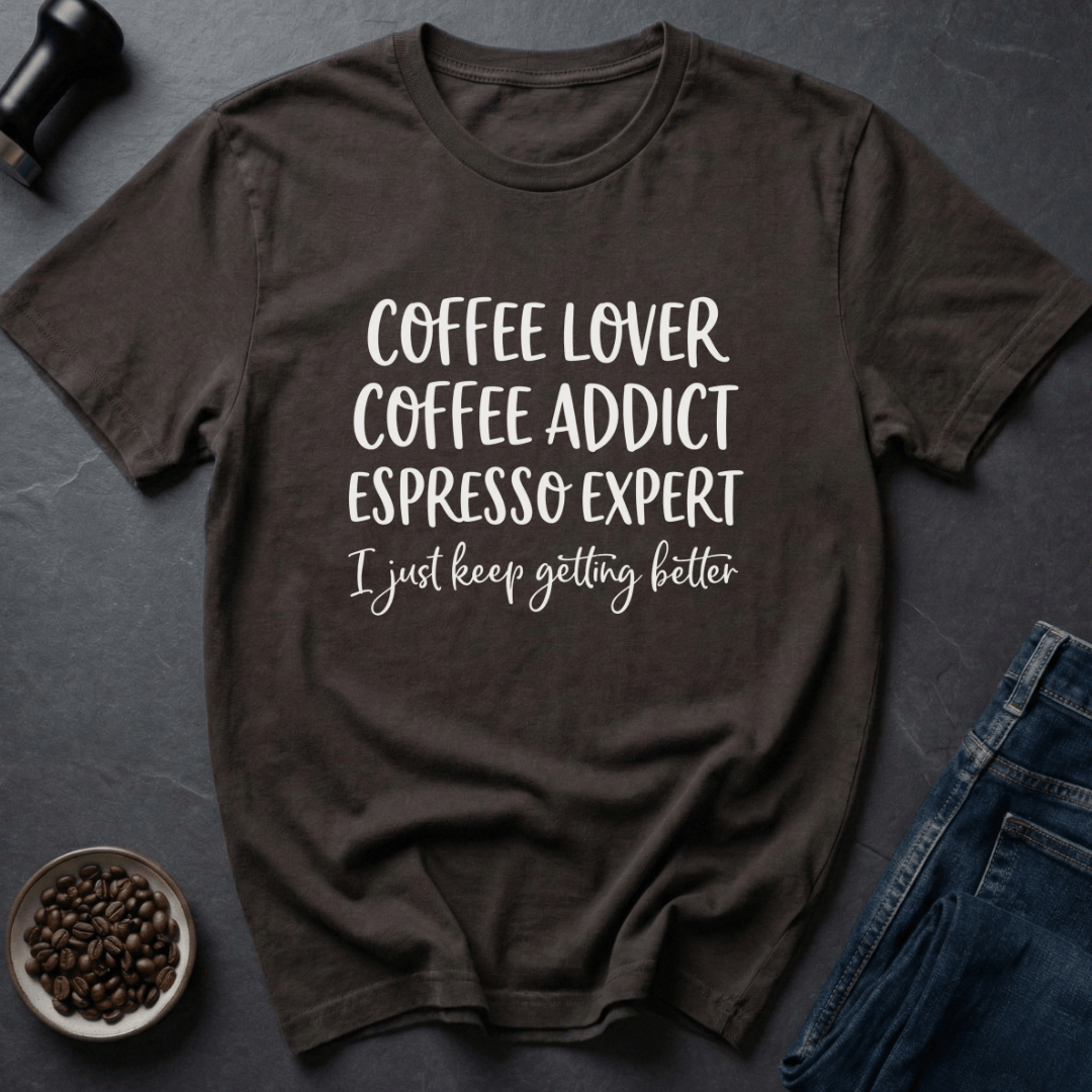 Coffee graphic Bean Boss T-Shirt in by Caffeine Dept