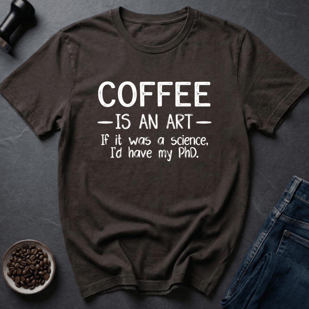 Coffee graphic Retro Barista T-Shirt in by Caffeine Dept