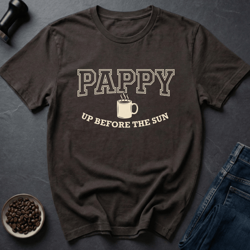 Coffee graphic Grandpa Coffee T-Shirt in by Caffeine Dept