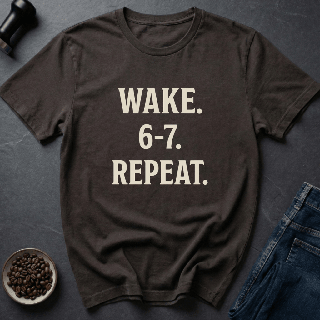 Coffee graphic Coffee Routine T-Shirt in by Caffeine Dept
