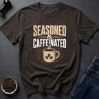 Coffee graphic Aged Energy T-Shirt in by Caffeine Dept