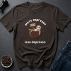 Coffee graphic Emotionally Espresso T-Shirt in by Caffeine Dept
