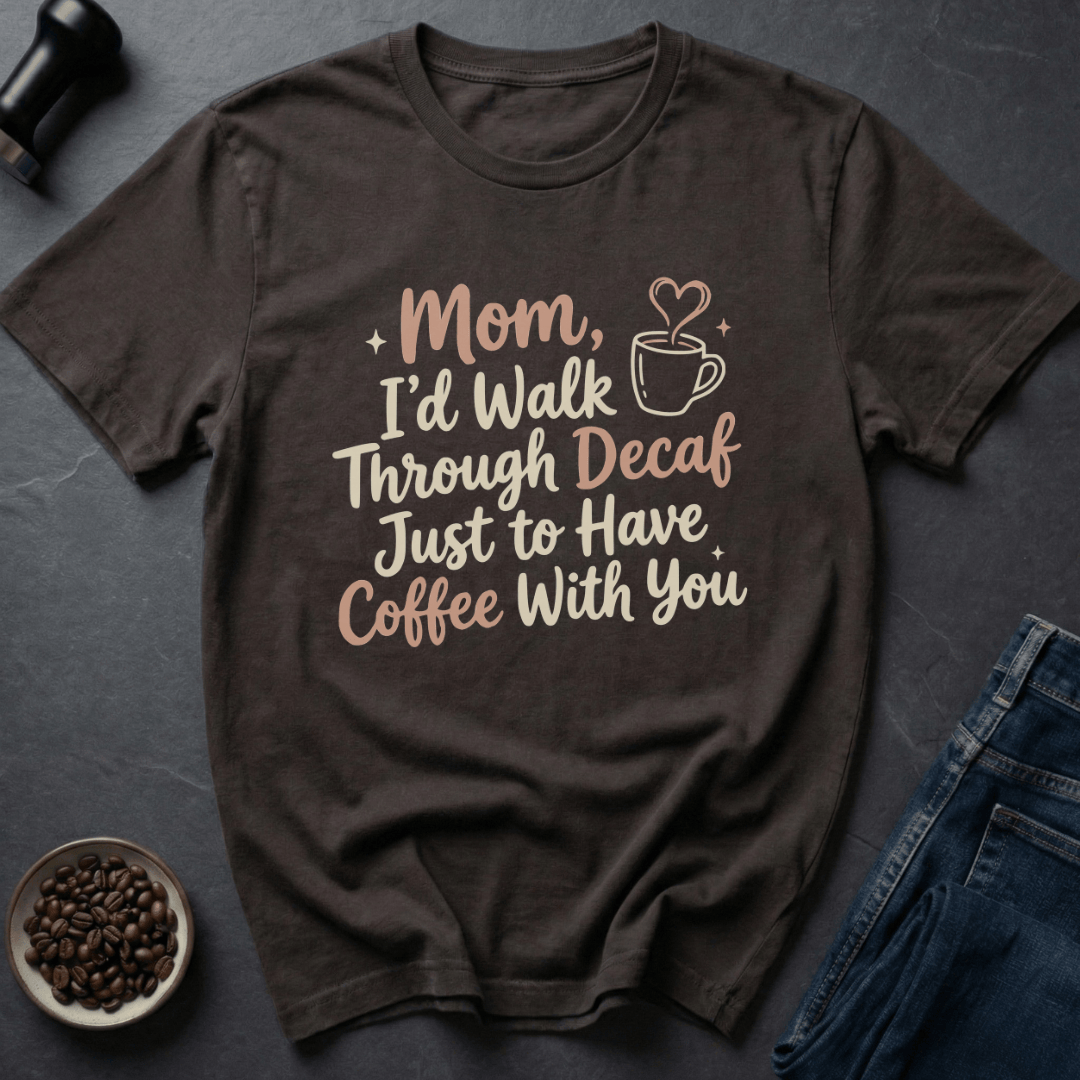 Coffee graphic Coffee With You T-Shirt in by Caffeine Dept