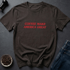 Coffee graphic Bean Nation T-Shirt in by Caffeine Dept