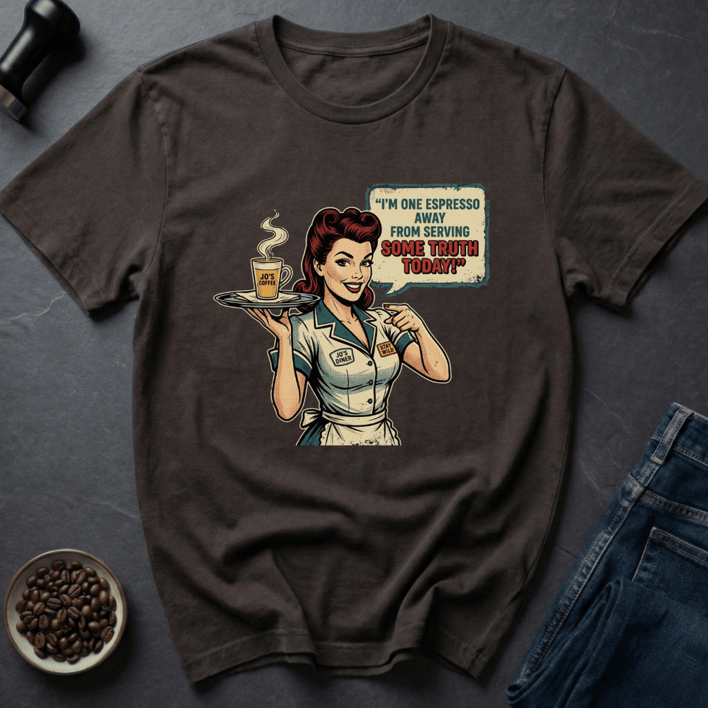 Coffee graphic Espresso Honesty T-Shirt in by Caffeine Dept