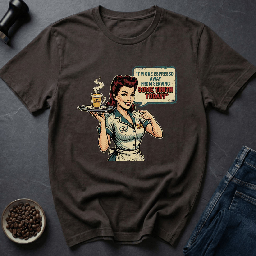 Coffee graphic Espresso Honesty T-Shirt in by Caffeine Dept