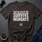Coffee graphic Monday Fuel T-Shirt in by Caffeine Dept