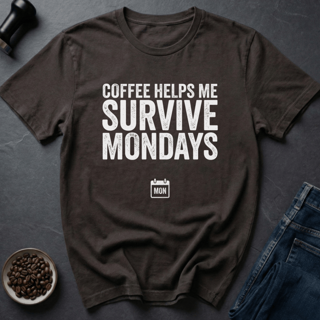 Coffee graphic Monday Fuel T-Shirt in by Caffeine Dept