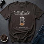 Coffee graphic No Talking T-Shirt in by Caffeine Dept