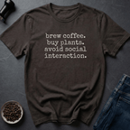 Coffee graphic Coffee Plants Repeat T-Shirt in by Caffeine Dept