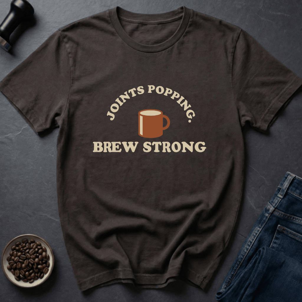 Coffee graphic Joints Popping T-Shirt in by Caffeine Dept