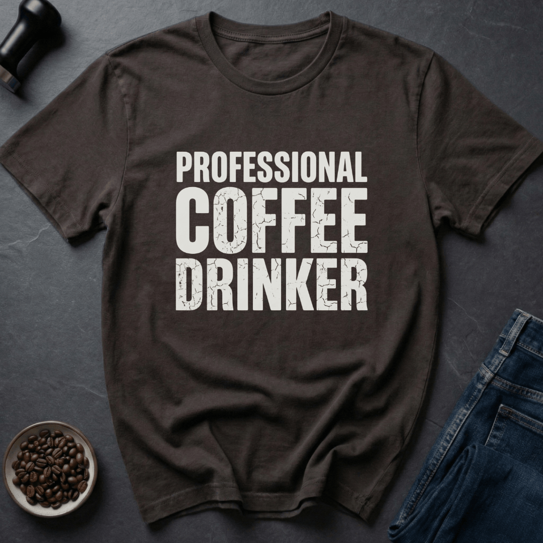 Coffee graphic Coffee Pro T-Shirt in by Caffeine Dept
