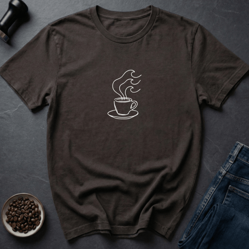 Coffee graphic Simple Brew T-Shirt in by Caffeine Dept