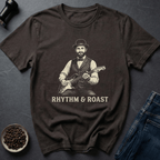 Coffee graphic Brew Rhythm T-Shirt in by Caffeine Dept