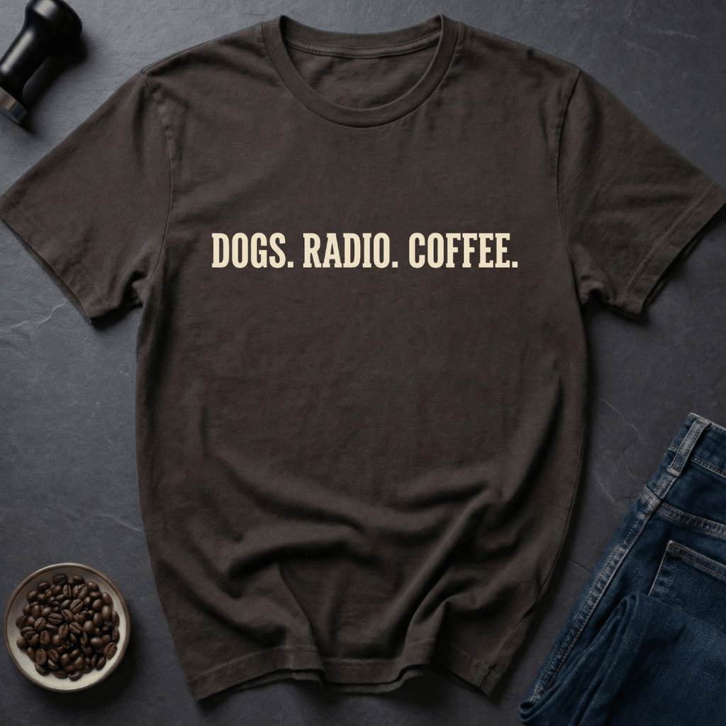 Coffee graphic Porch Brew T-Shirt in by Caffeine Dept